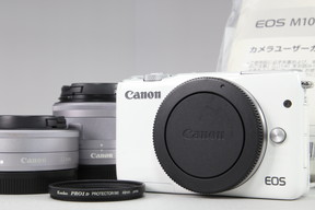 2025年10月23日に一心堂が買取したCanon EOS M10 ダブルレンズキット ホワイトの画像