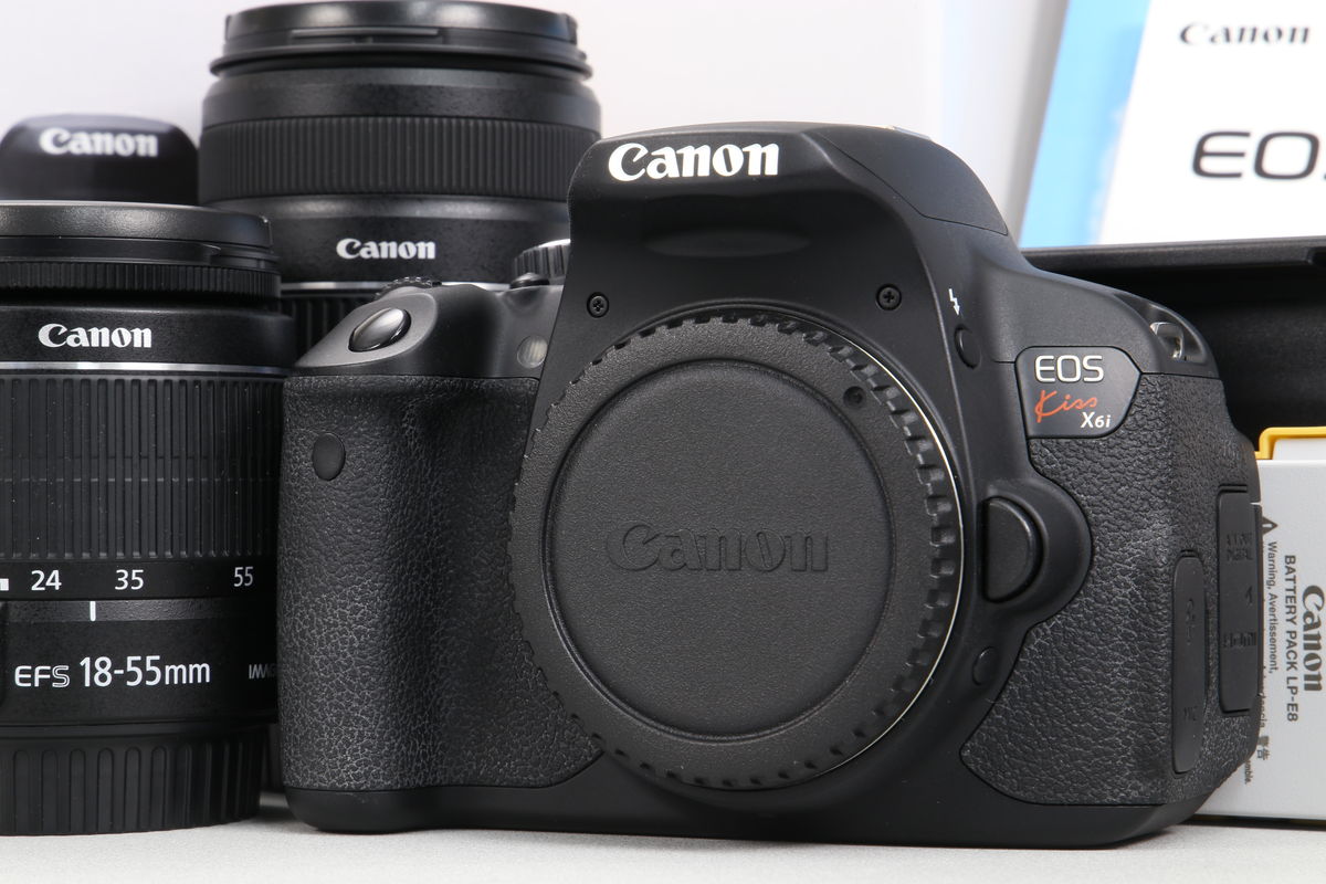 2025年10月28日に一心堂が買取したCanon EOS Kiss X6i ダブルズームキットの画像