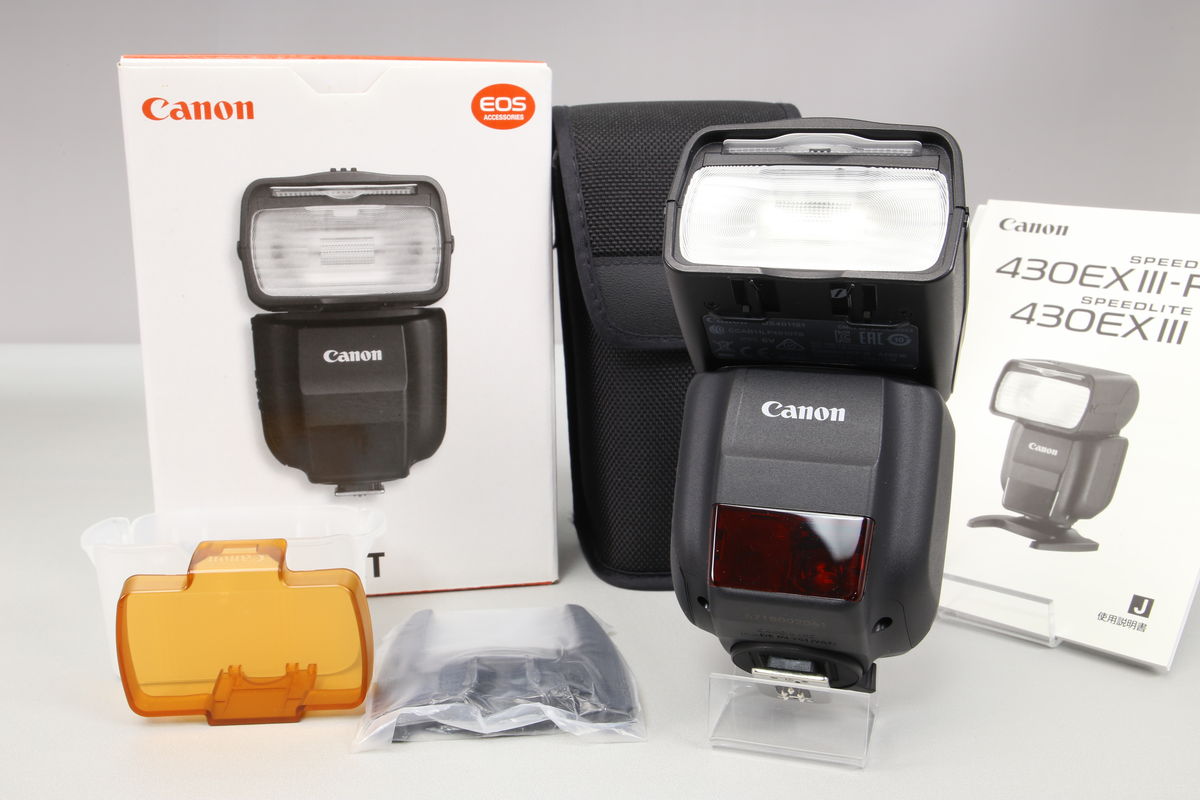 2025年11月14日に一心堂が買取したCanon スピードライト 430EX III-RTの画像