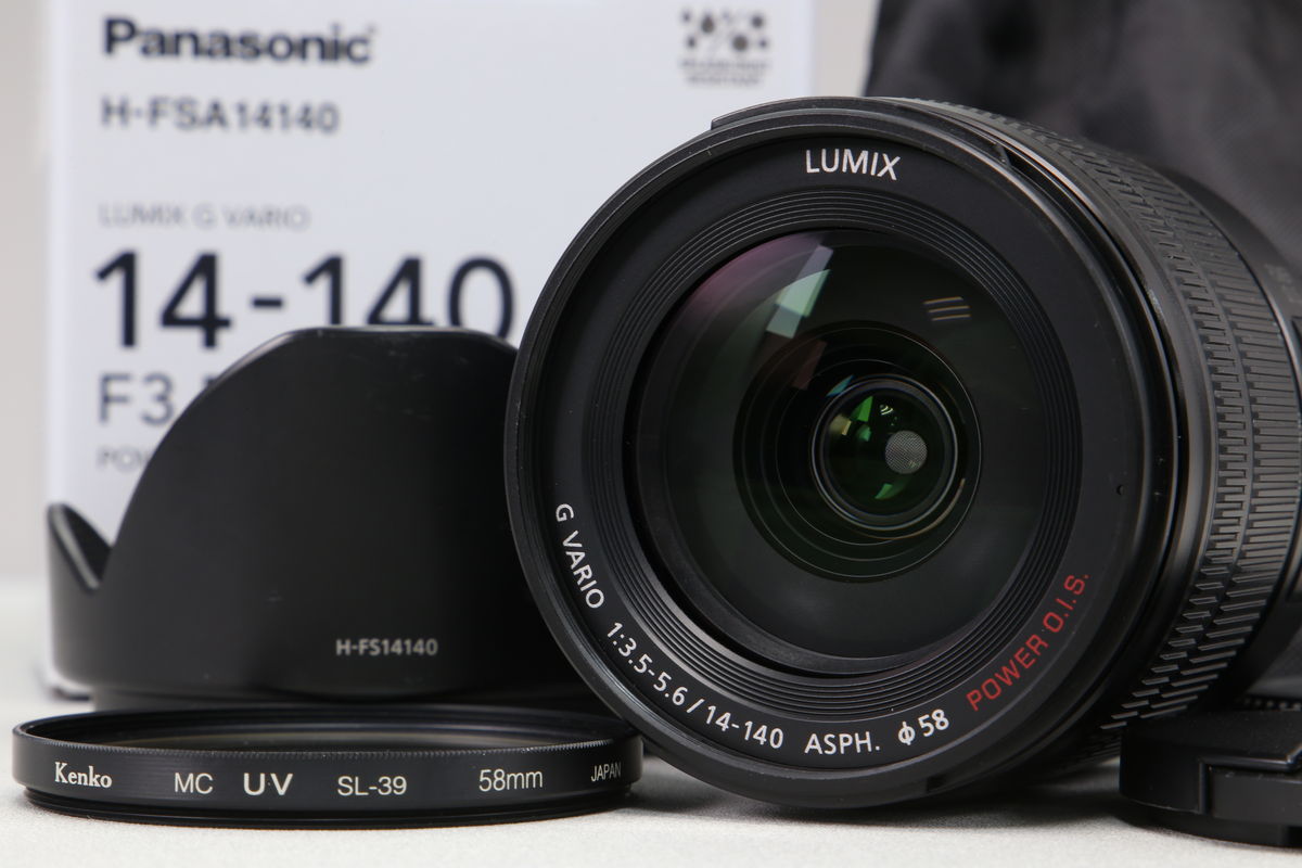 2025年12月02日に買取させていただいたPanasonic LUMIX G VARIO 14-140mm F3.5-5.6 ASPH. POWER O.I.S. H-FS14140 ブラックの画像