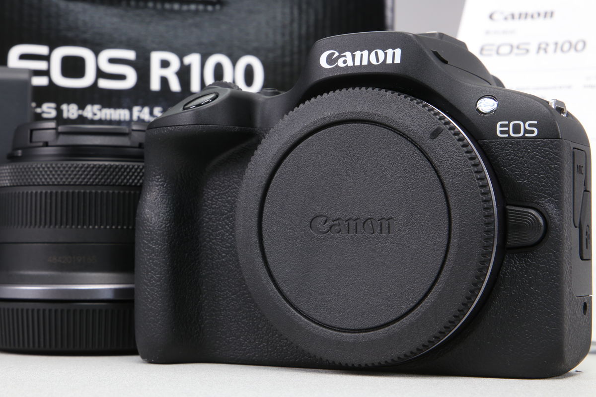 2025年12月15日に一心堂が買取したCanon EOS R100 RF-S18-45 IS STM レンズキットの画像