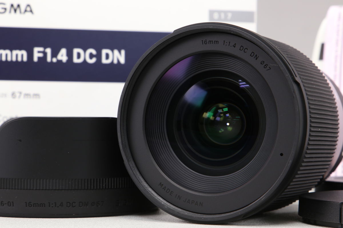 2025年12月28日に買取させていただいたSIGMA Contemporary 16mm F1.4 DC DN [Eマウント]の画像