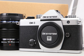 2025年12月30日に一心堂が買取したOM SYSTEM OM-3 12-45mm F4.0 PRO レンズキットの画像