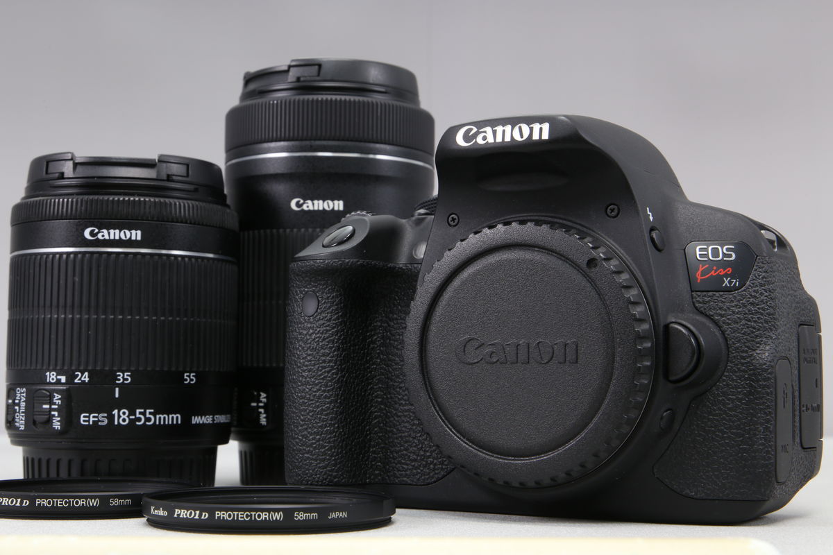 2026年01月31日に一心堂が買取したCanon EOS Kiss X7i ダブルズームキットの画像