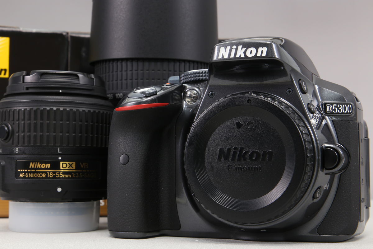 2026年01月29日に一心堂が買取したNikon D5300 ダブルズームキット グレーの画像