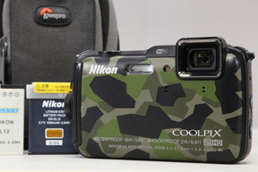 2026年01月29日に一心堂が買取したNikon COOLPIX AW120 カムフラージュグリーンの画像
