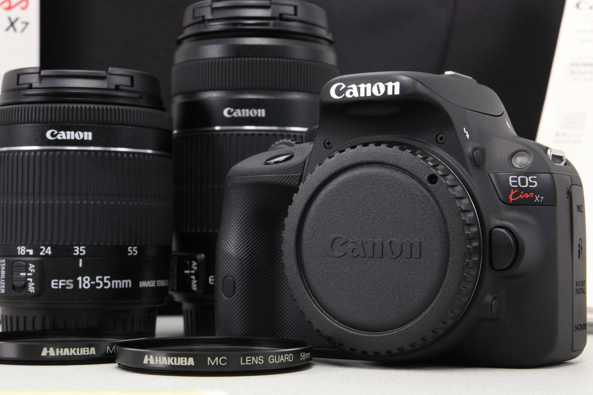 2026年02月27日に買取させていただいたCanon EOS Kiss X7 ダブルズームキットの画像