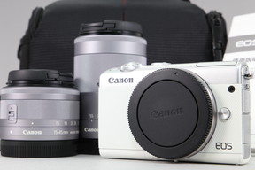 2026年03月26日に一心堂が買取したCanon EOS M100 ダブルズームキット ホワイトの画像