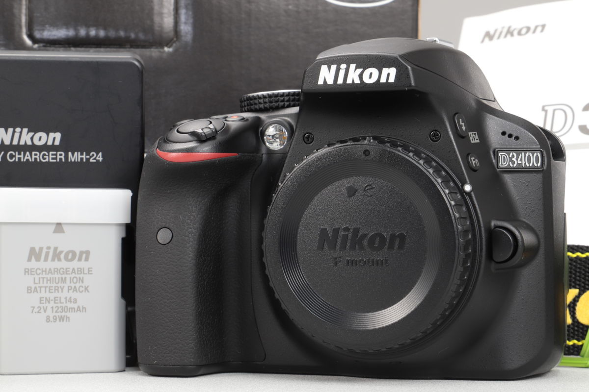 2026年04月21日に買取させていただいたNikon D3400 ボディ ブラックの画像