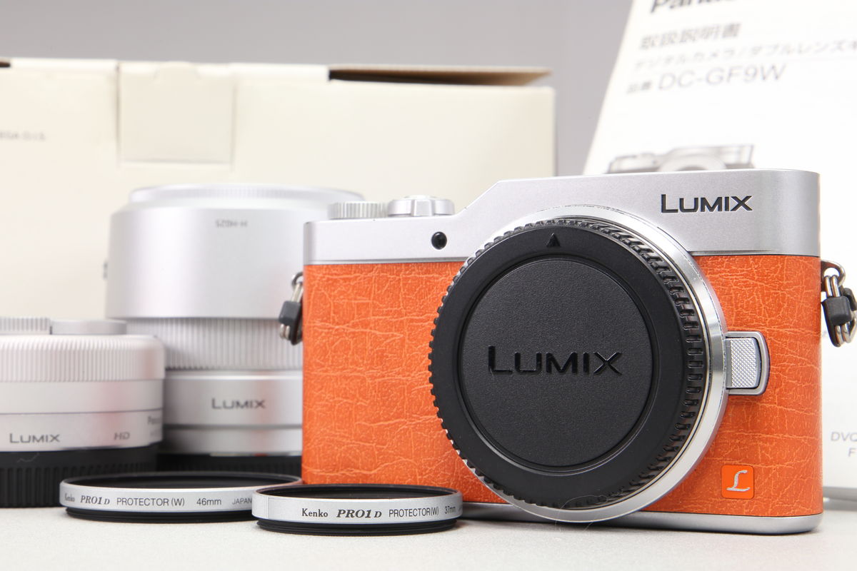 2026年04月30日に買取させていただいたPanasonic LUMIX GF9 ダブルレンズキット DC-GF9W オレンジの画像