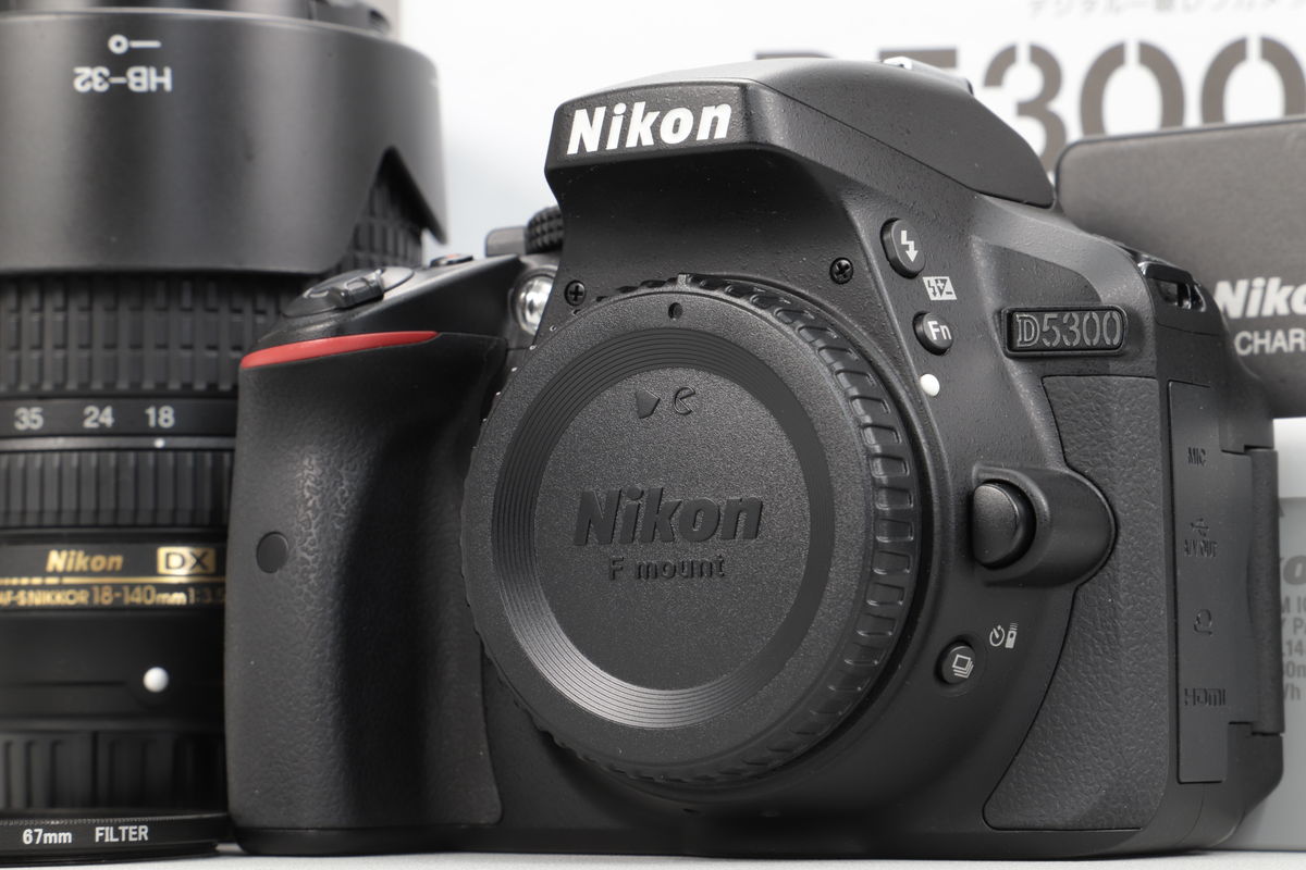 2026年05月27日に買取させていただいたNikon D5300 18-140 VR レンズキット ブラックの画像