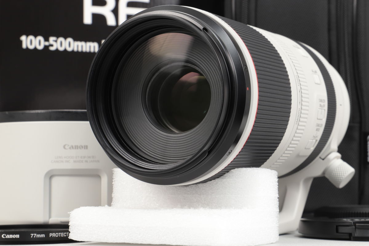 2026年05月27日に買取させていただいたCanon RF100-500mm F4.5-7.1 L IS USMの画像