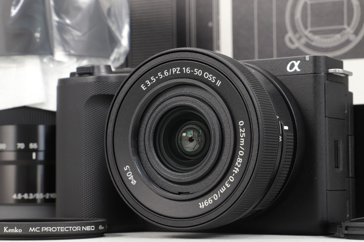 2026年06月02日に買取させていただいたSONY VLOGCAM ZV-E10 II ダブルズームレンズキット ZV-E10M2X ブラックの画像