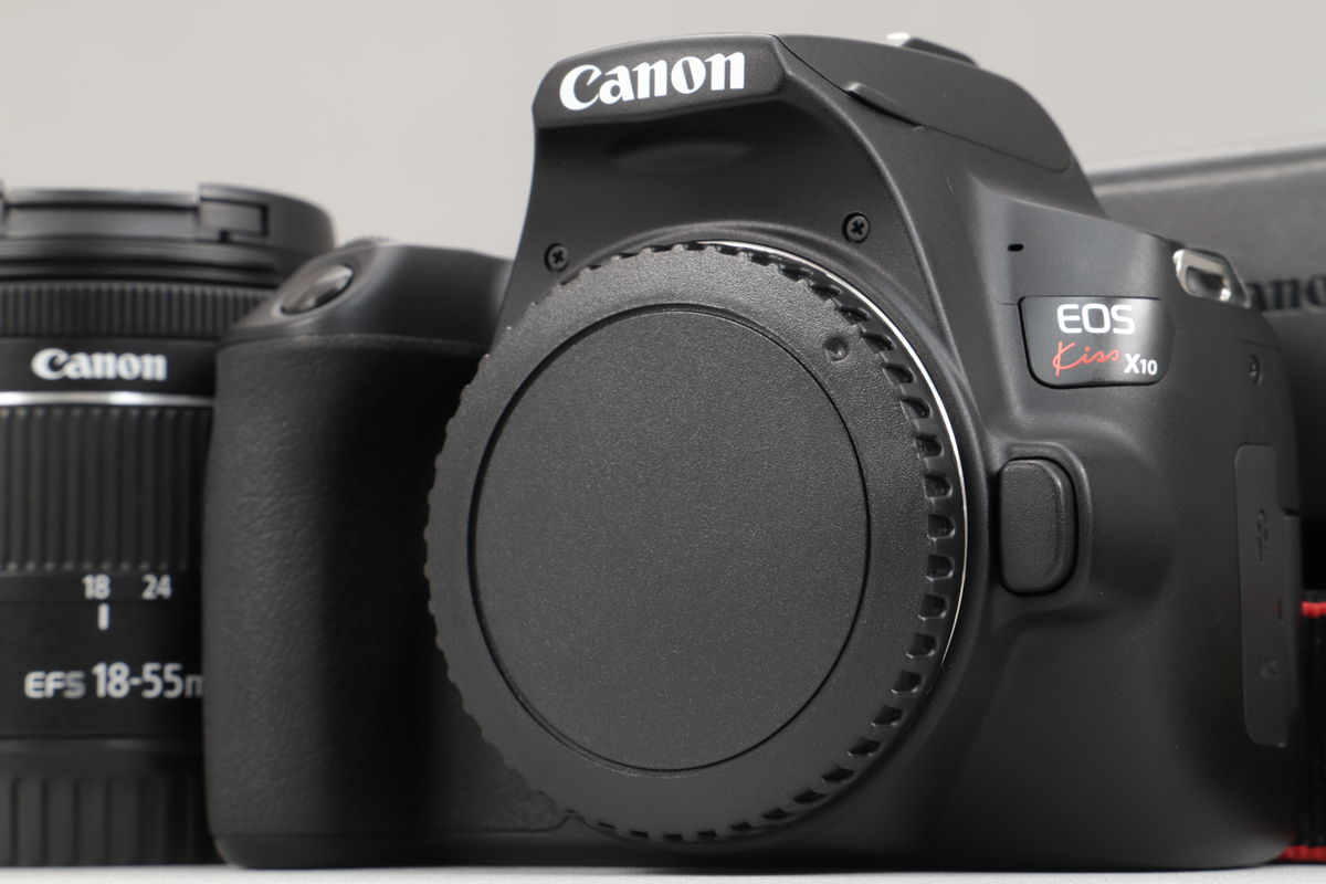2026年06月16日に買取させていただいたCanon EOS Kiss X10 EF-S18-55 IS STM レンズキット ブラックの画像