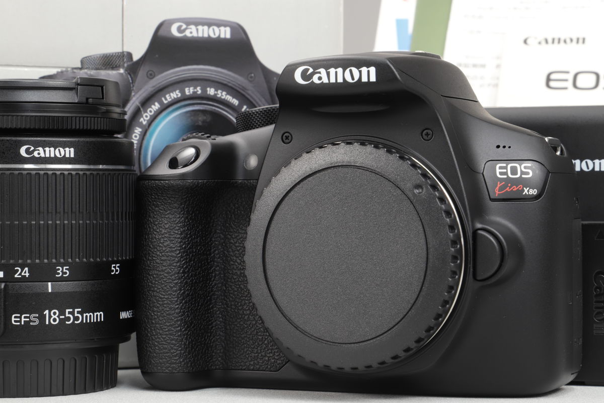 2026年06月25日に買取させていただいたCanon EOS Kiss X80 EF-S18-55 IS II レンズキットの画像