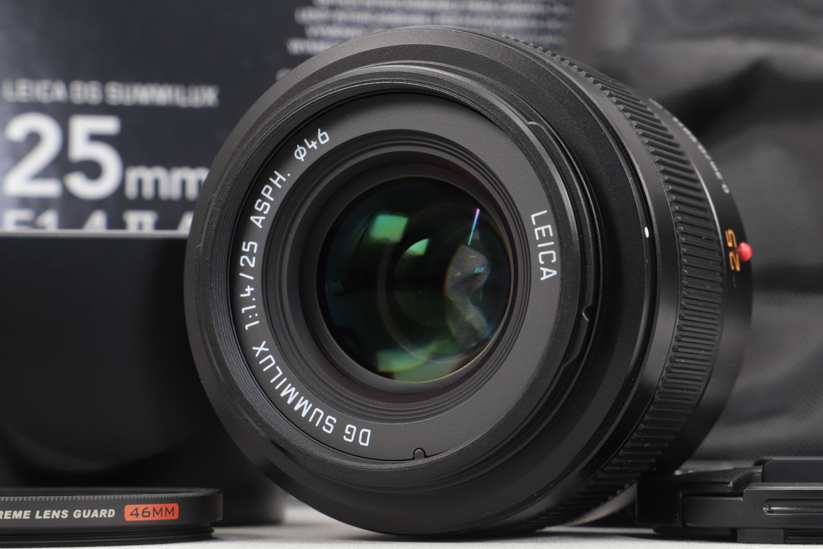 2026年07月07日に買取させていただいたPanasonic LEICA DG SUMMILUX 25mm F1.4 II ASPH. H-XA025の画像