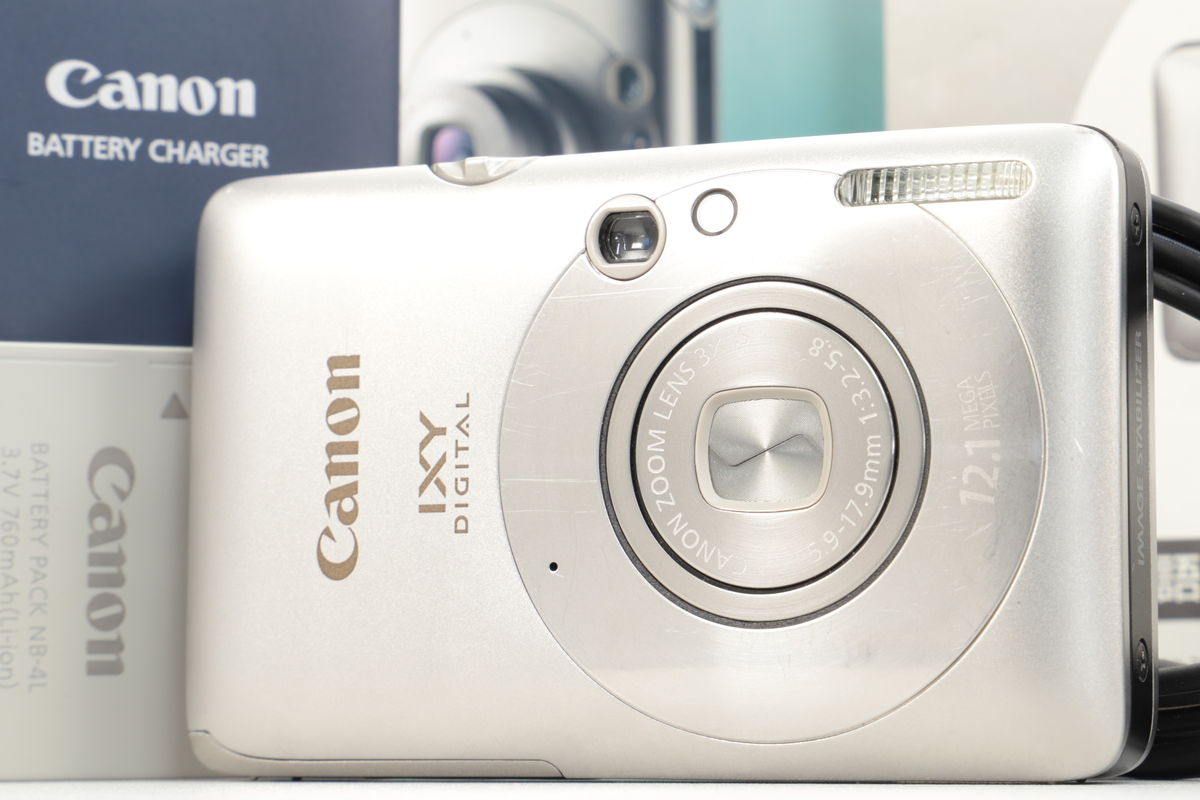 2026年08月13日に買取させていただいたCanon IXY DIGITAL 210 IS シルバーの画像