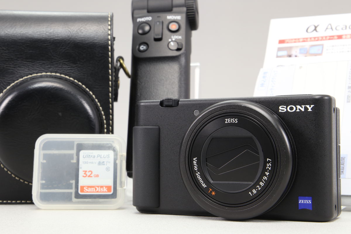 2026年09月21日に買取させていただいたSONY VLOGCAM ZV-1 シューティンググリップキット ZV-1G ブラックの画像