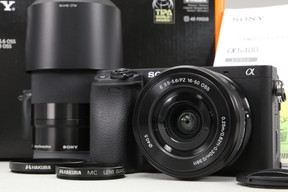 2026年10月09日に一心堂が買取したSONY α6400 ダブルズームレンズキット ILCE-6400Y ブラックの画像