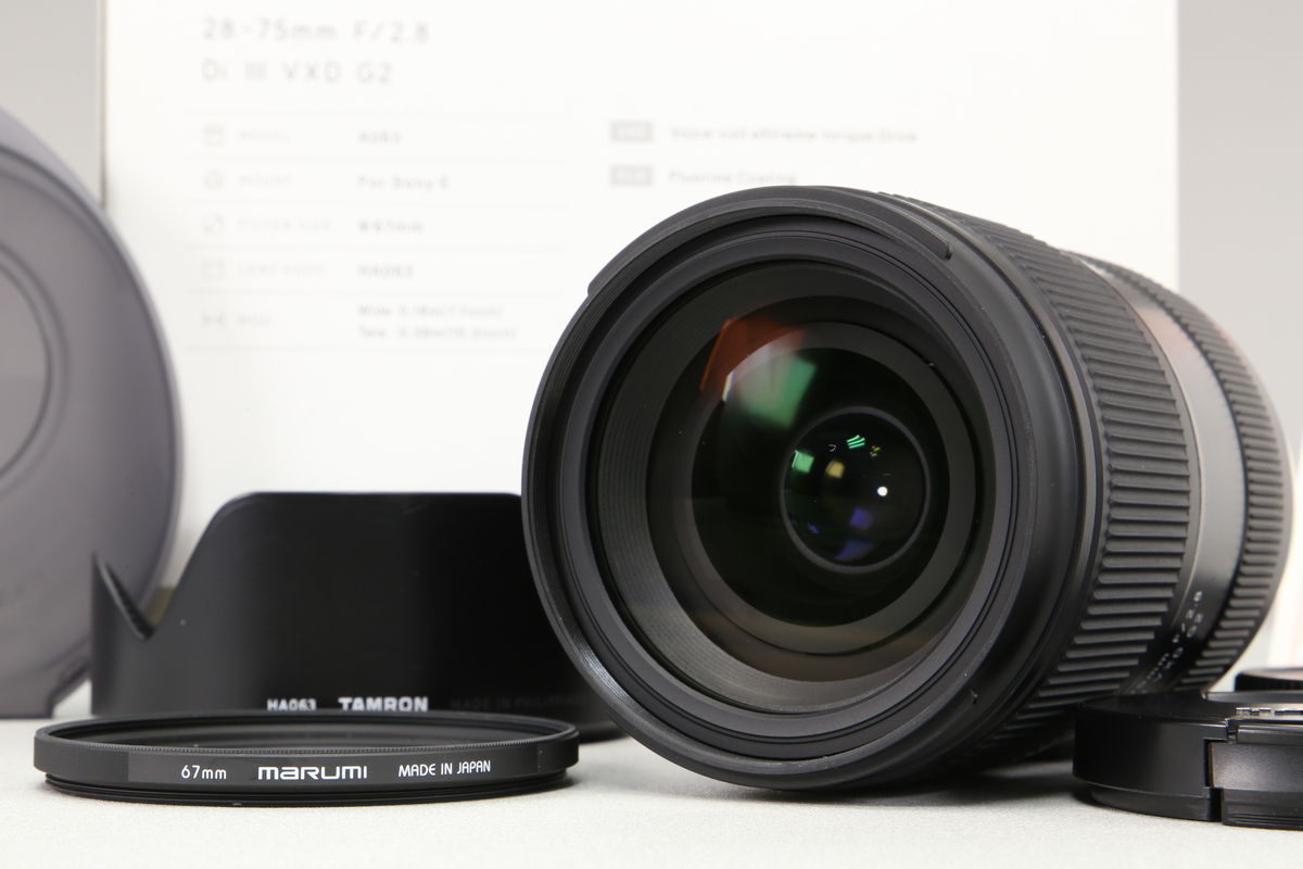 2026年10月21日に買取させていただいたTAMRON 28-75mm F2.8 Di III VXD G2 Model A063 [Eマウント]の画像