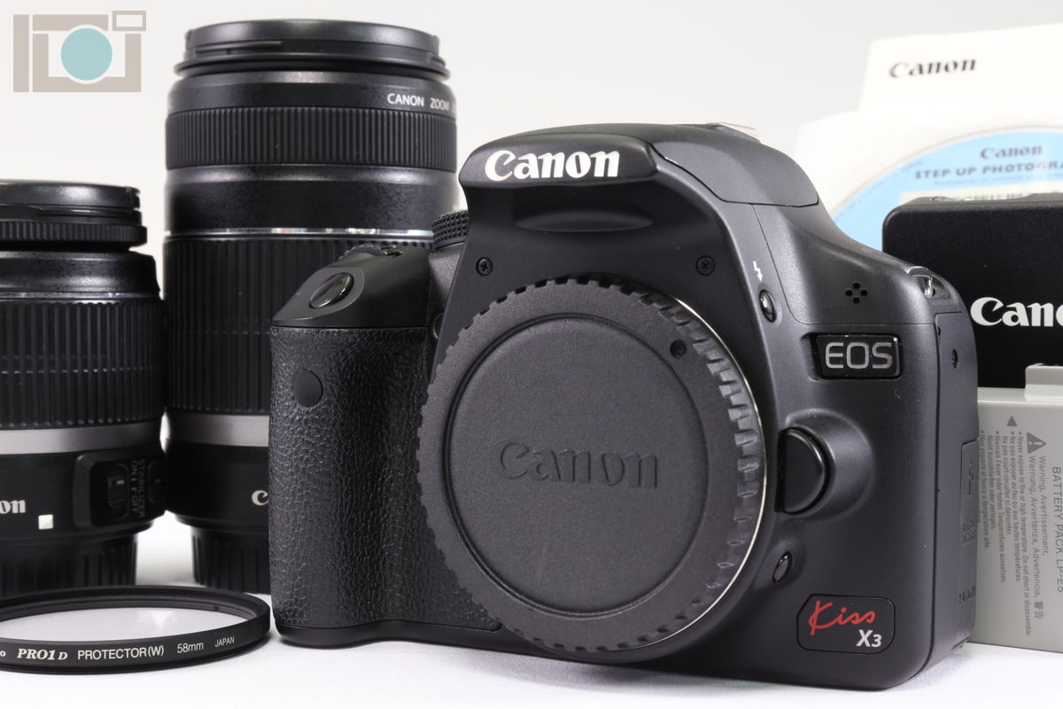 買取実績】Canon EOS Kiss X3 ダブルズームキット 2023年07月28日